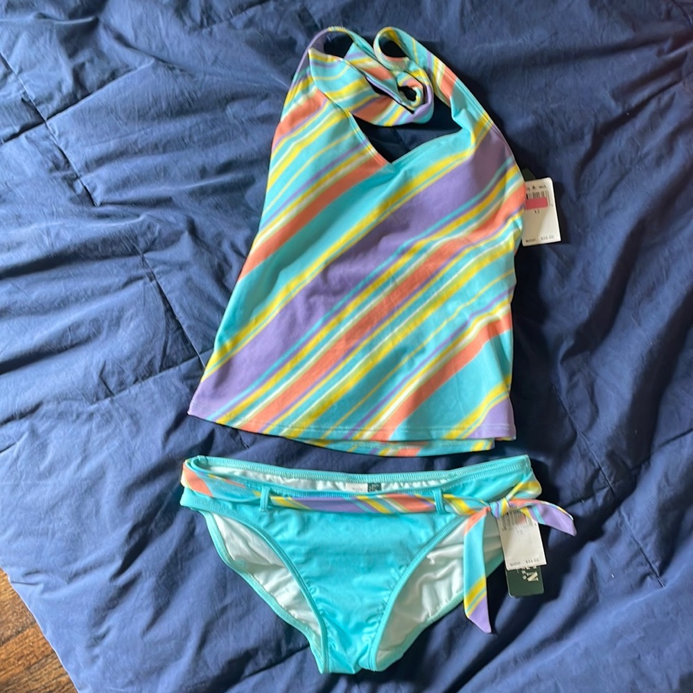 NWT Lauren Ralph Lauren two piece swimsuit